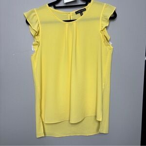 🍄3/$20 Moa Moa Sunny Yellow Ruffle Blouse